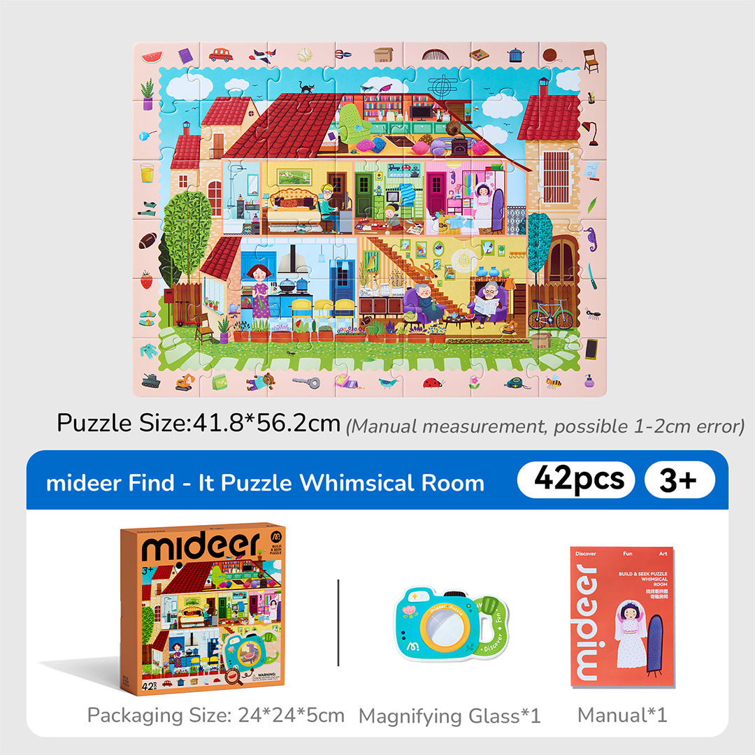 Build & Seek Puzzle - Space Treasure Hunt 42PCS