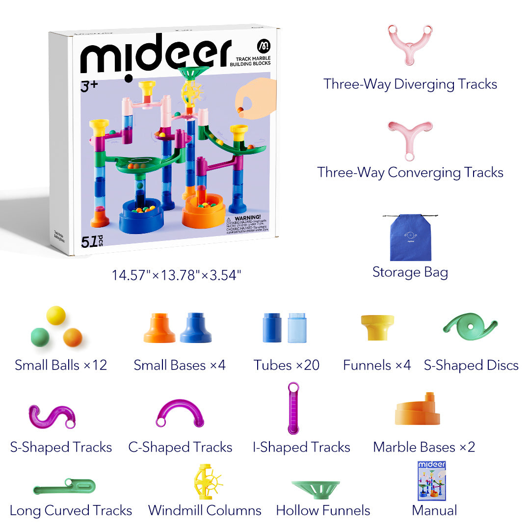 Track Marble Building Blocks 51P