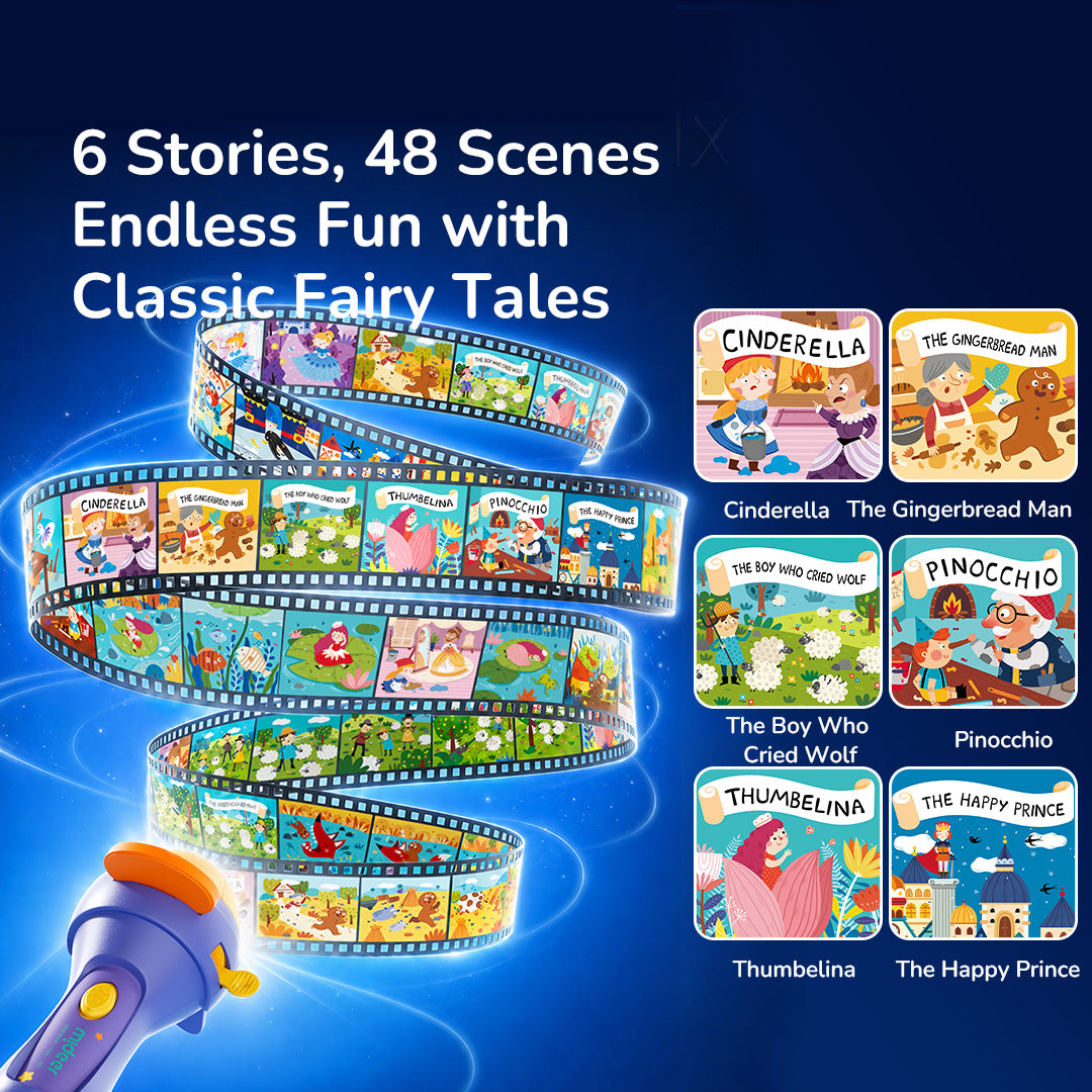2-in-1 Storybook Projector & Flashlight