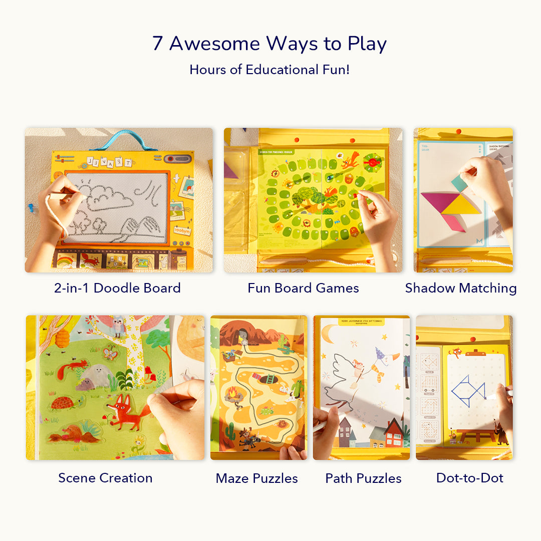 7-in-1 Sensory Book