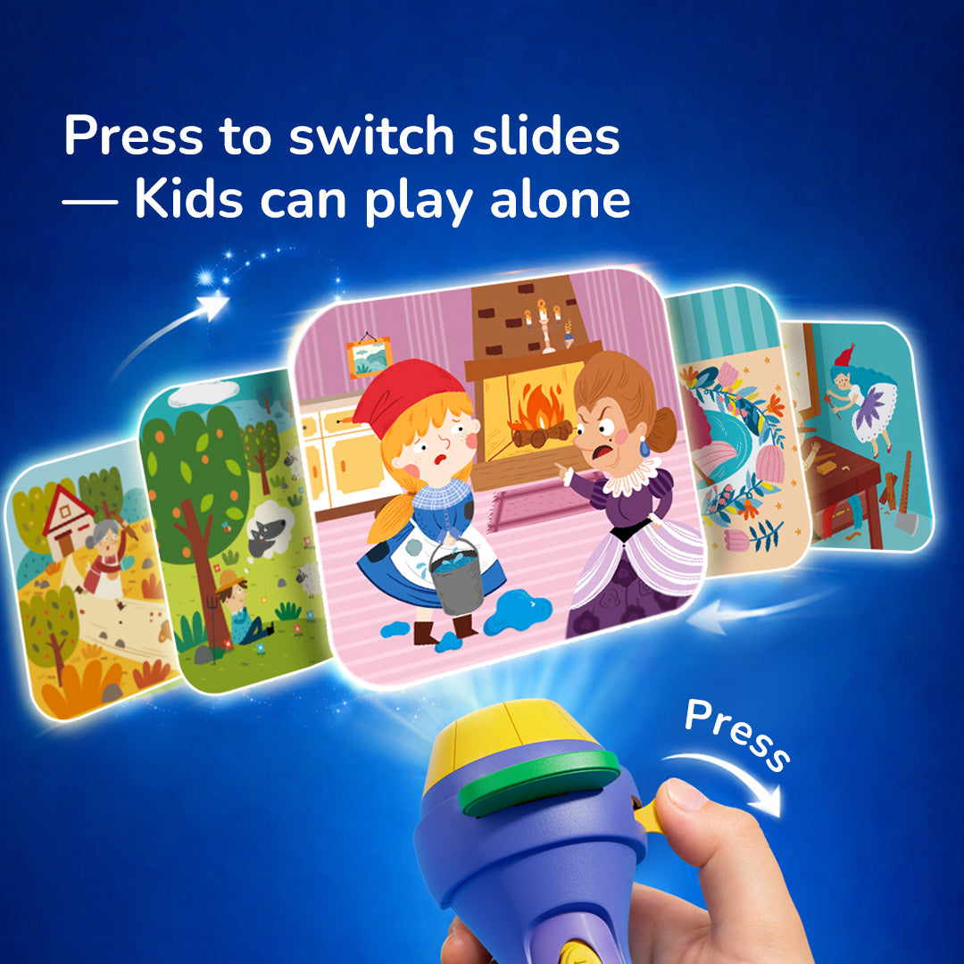 2-in-1 Storybook Projector & Flashlight