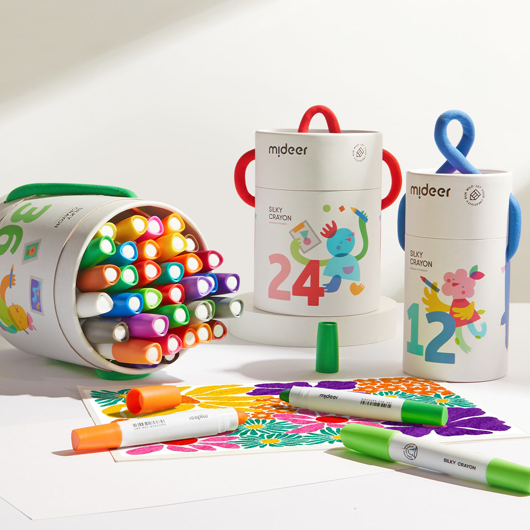 Crayón Sedoso 24 Colores