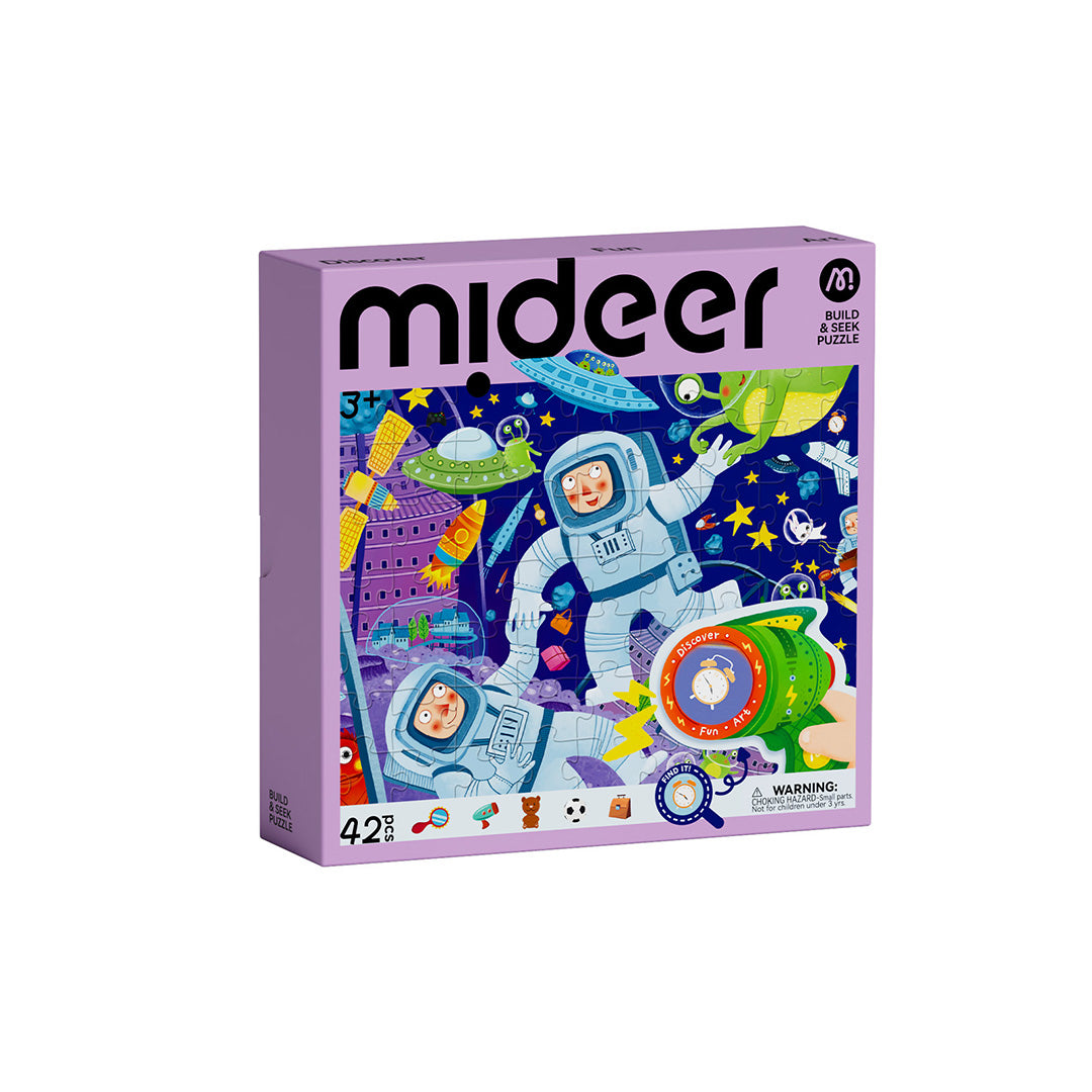 Build & Seek Puzzle - Space Treasure Hunt 42PCS