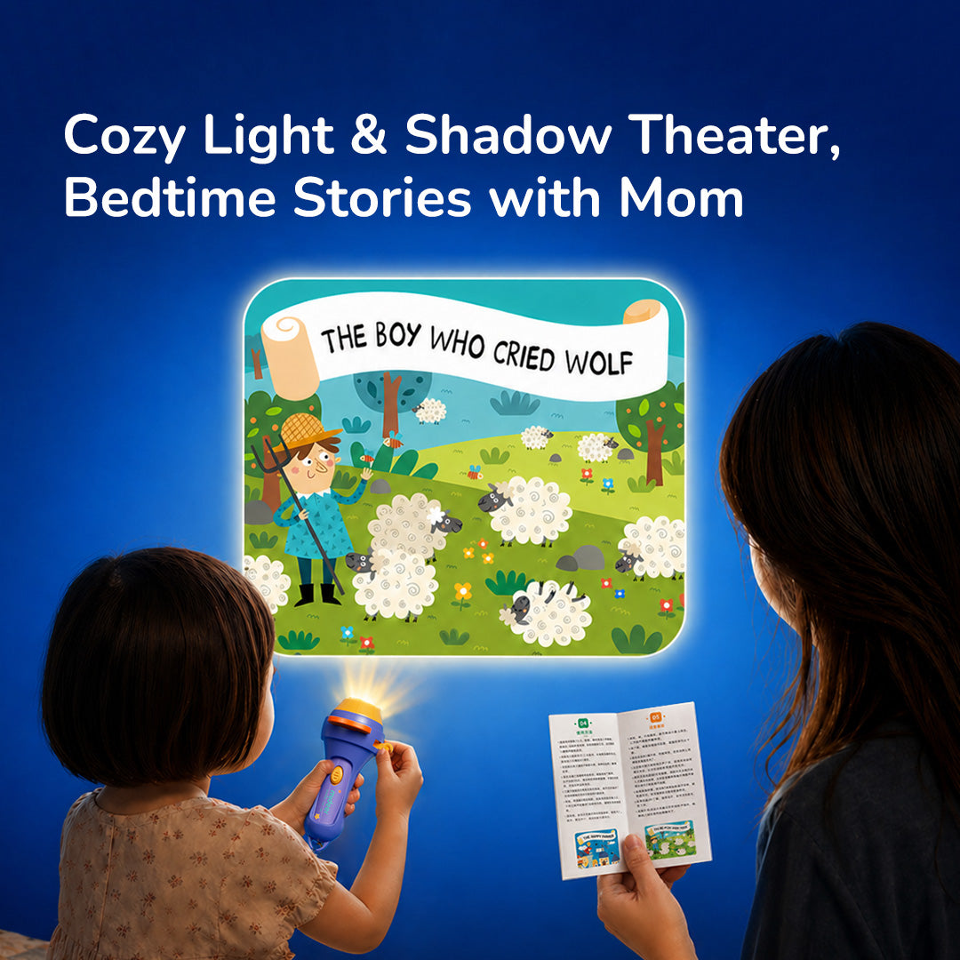 2-in-1 Storybook Projector & Flashlight