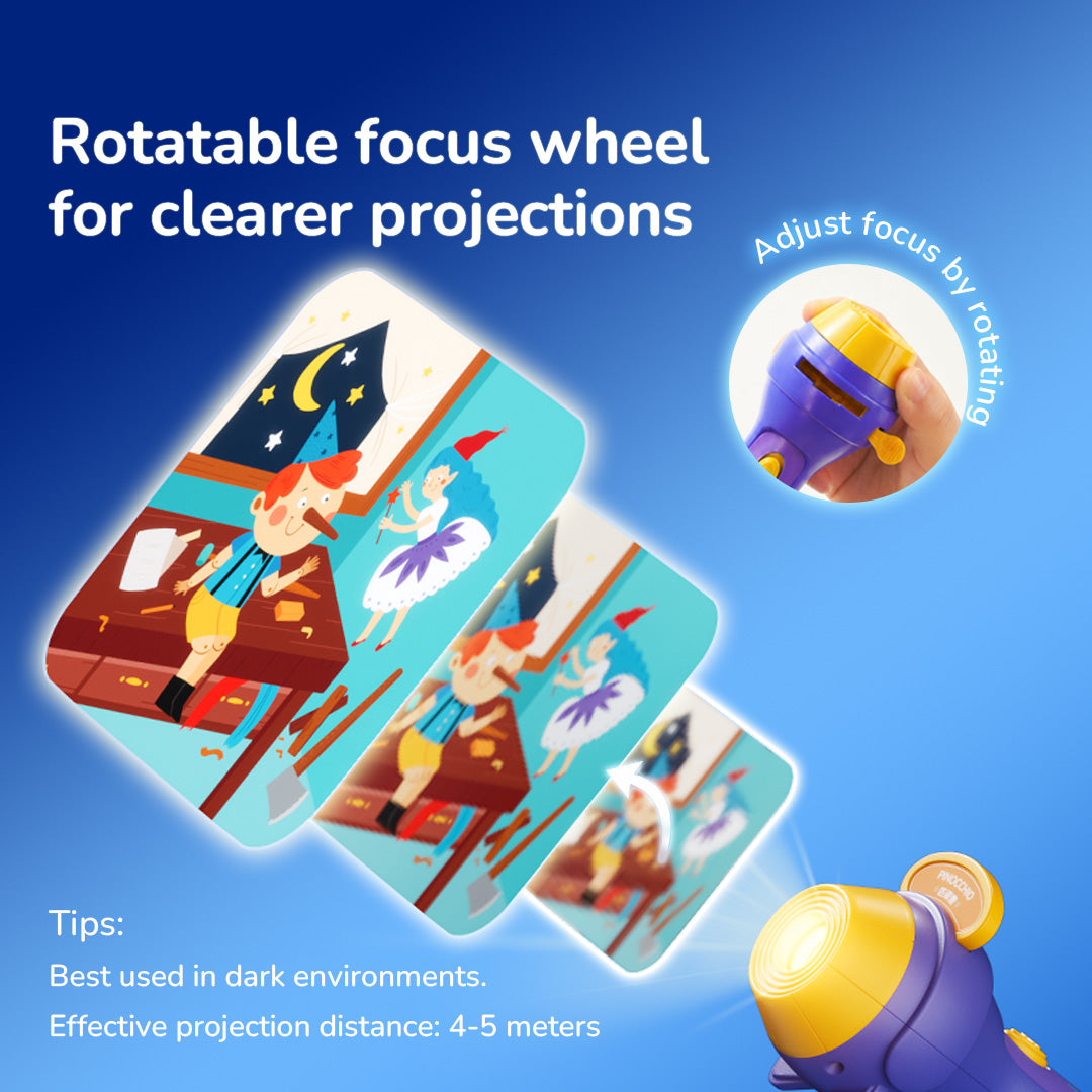 2-in-1 Storybook Projector & Flashlight