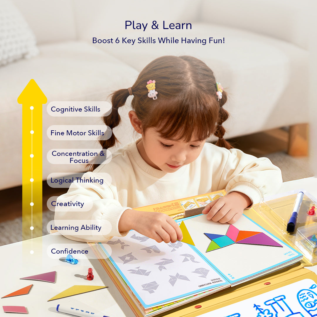 7-in-1 Sensory Book