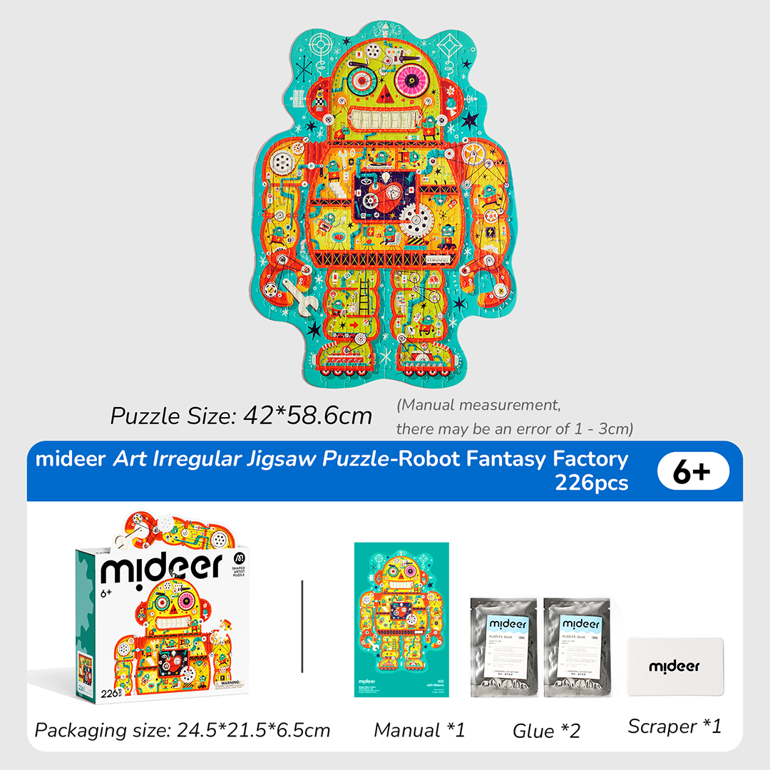 Shaped Artist Puzzle - Robot Factory 226PCS