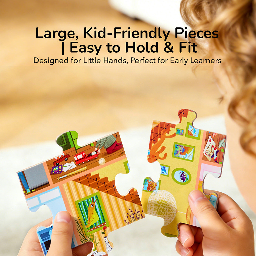 Build &amp; Seek Puzzle - Space Treasure Hunt 42PCS