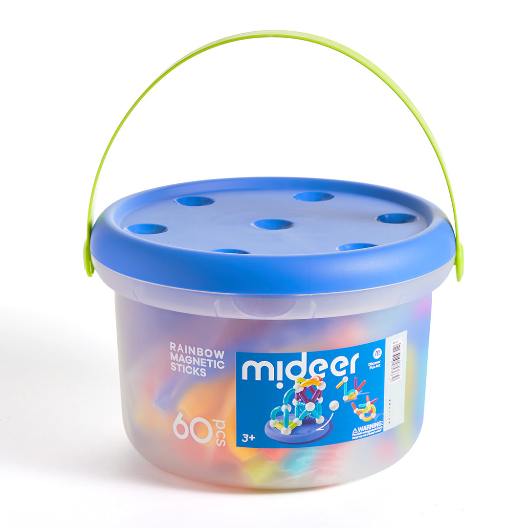 Rainbow Magnetic Building Stick 60P