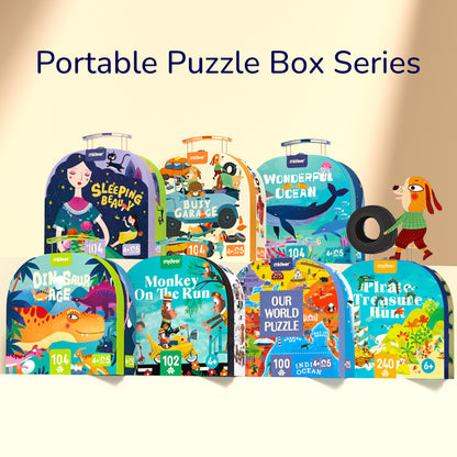 Scatola puzzle portatile: Our World 100P
