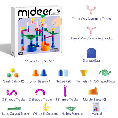 Track Marble Building Blocks 51P