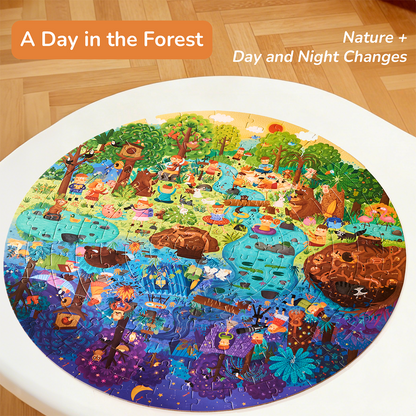 Panoramic Puzzle - A Day in the Forest 150PCS