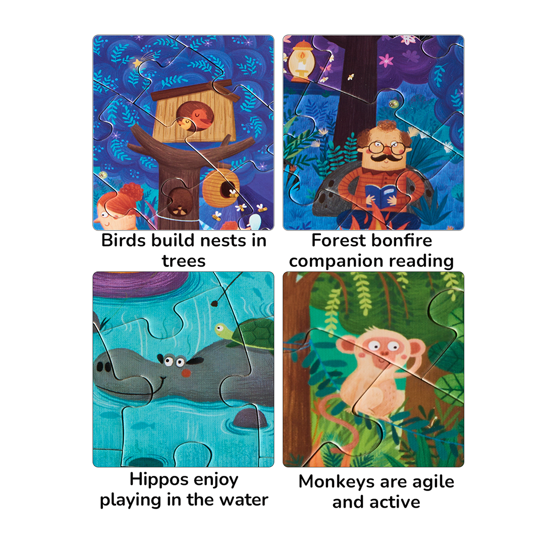 Panoramic Puzzle - A Day in the Forest 150PCS