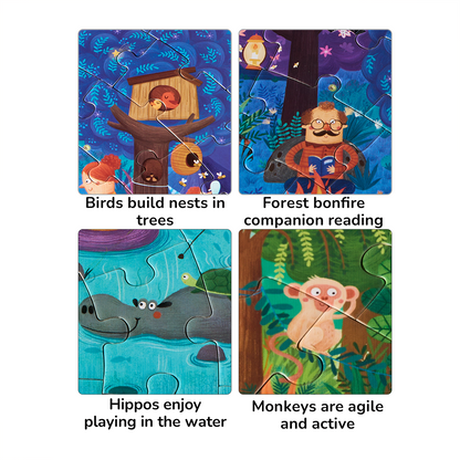 Panoramic Puzzle - A Day in the Forest 150PCS