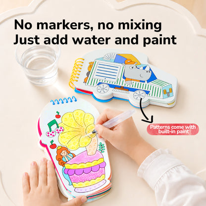 mideer Aqua Reveal Coloring Book - Sweet Cream