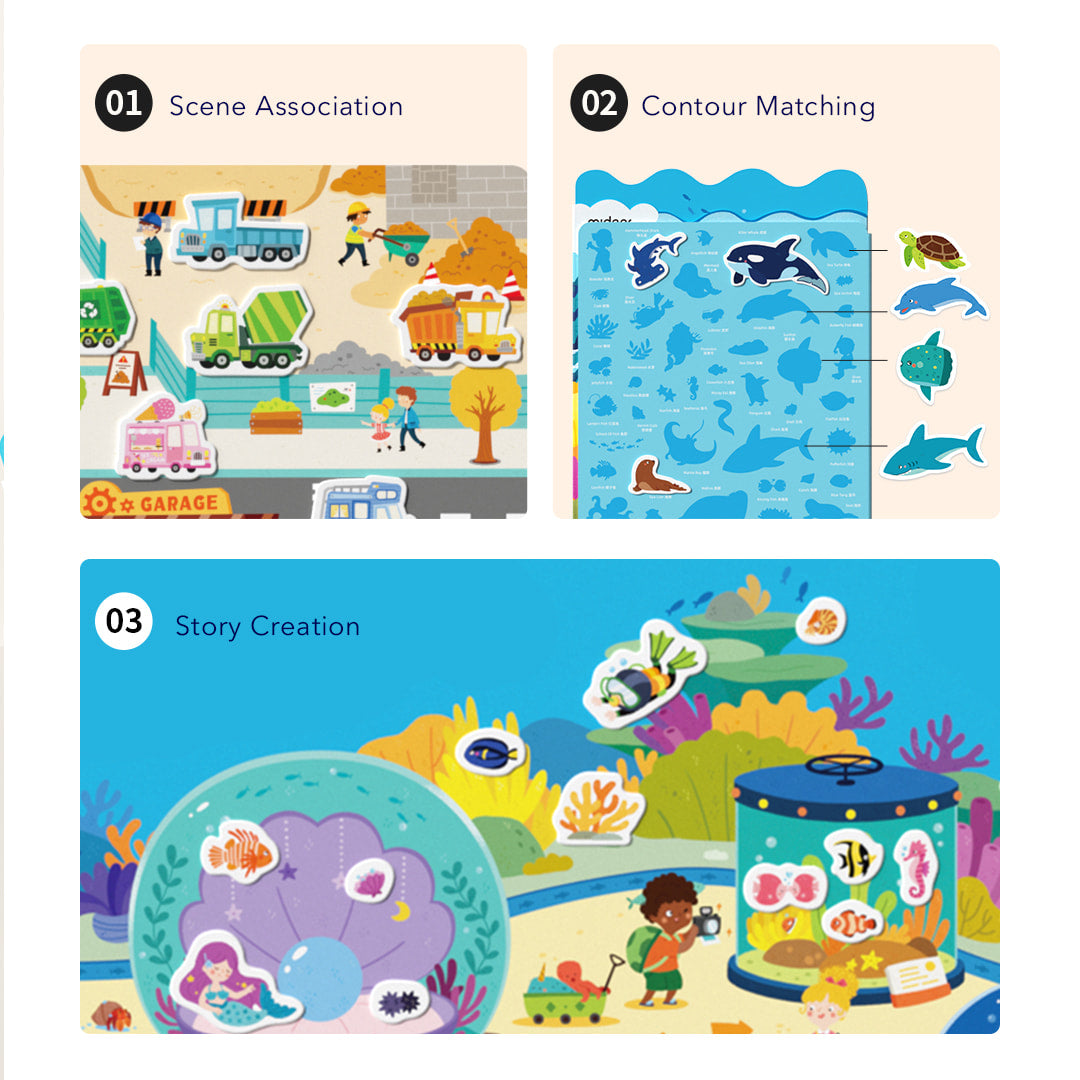 ゼリーステッカーセット：インクレディブル水族館