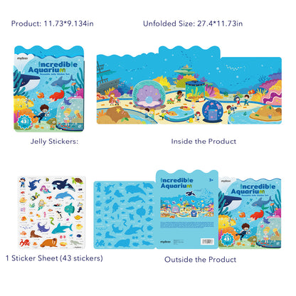 ゼリーステッカーセット：インクレディブル水族館