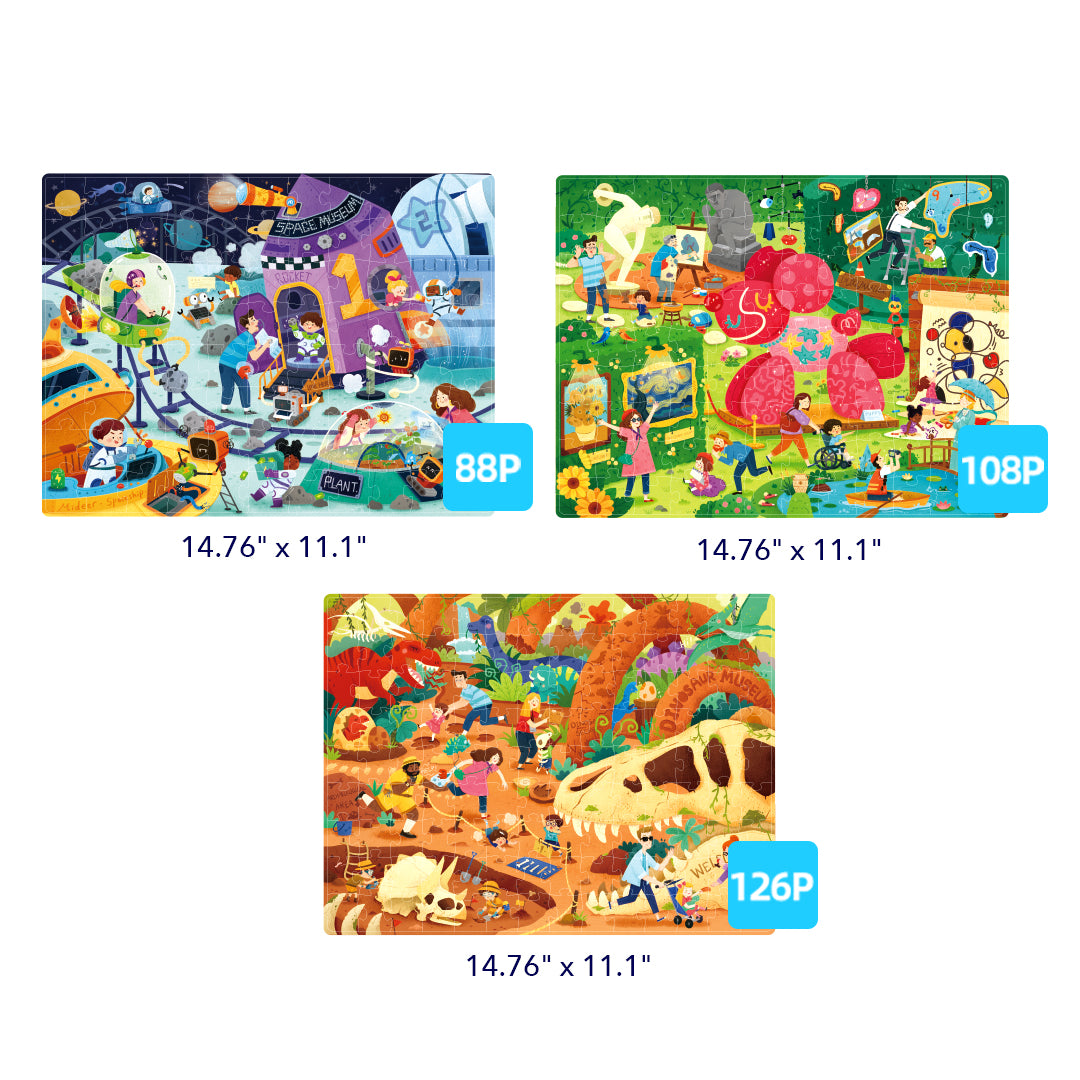 Sali di livello! Puzzle - Livello 5: Mondo delle fiabe 99P-140P