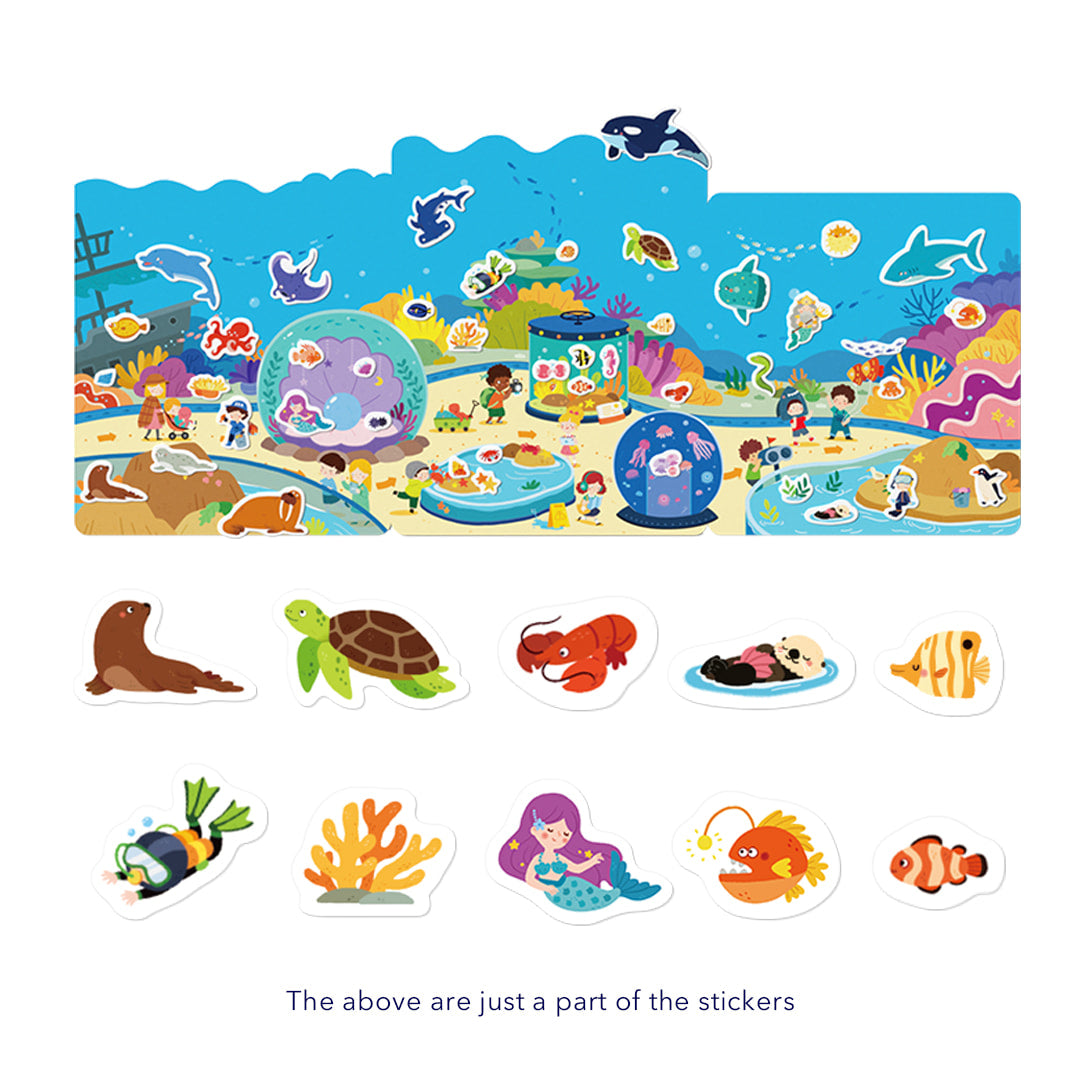 ゼリーステッカーセット：インクレディブル水族館