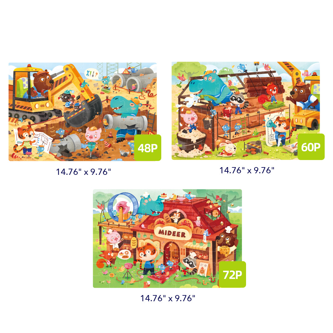 Sali di livello! Puzzle - Livello 4: Trasporti 54P-88P
