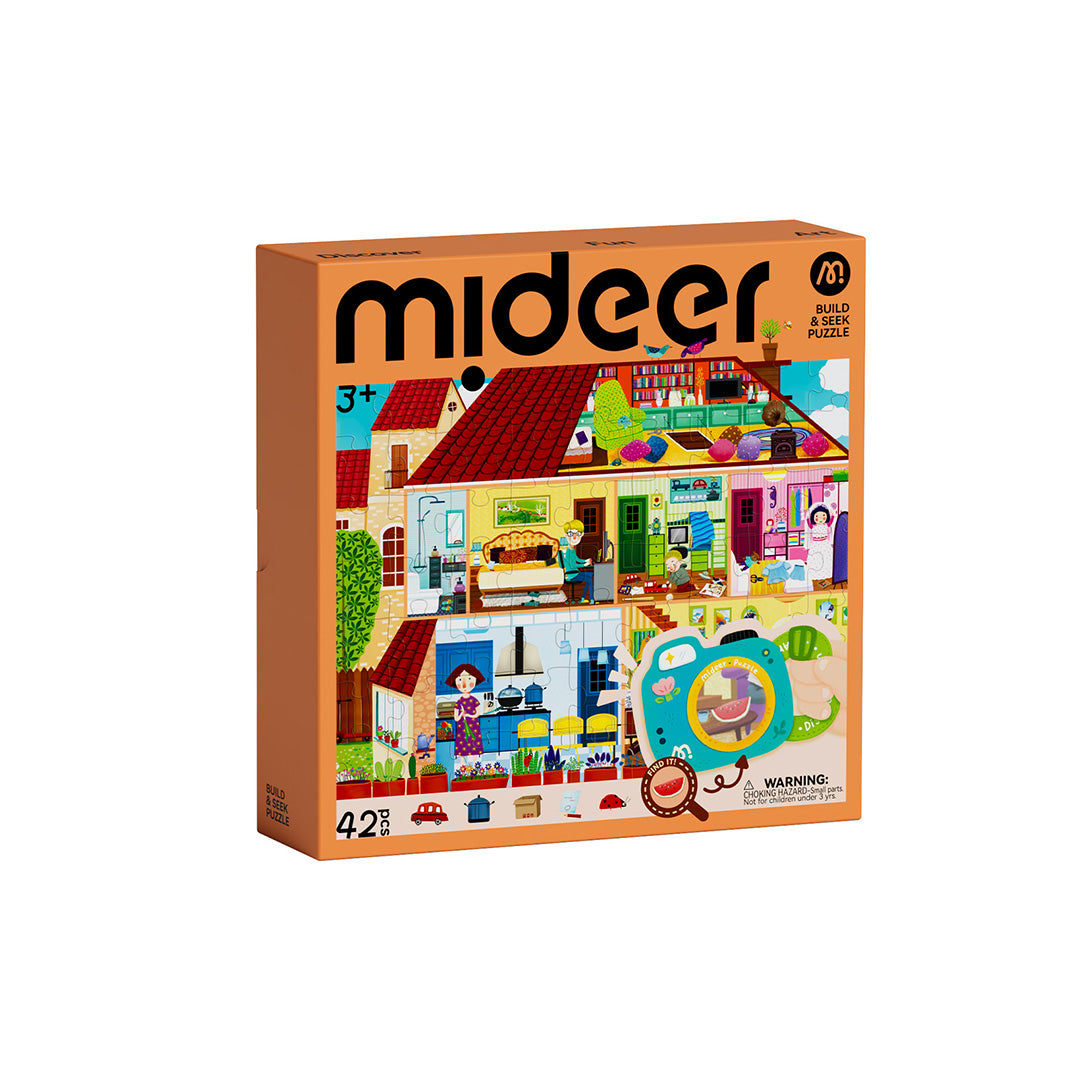 Build & Seek Puzzle - Whimsical Room 42PCS