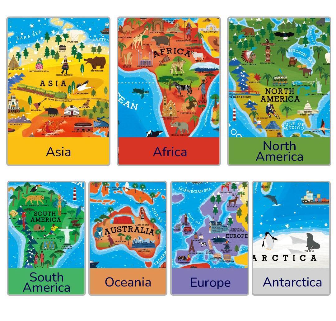Scatola puzzle portatile: Our World 100P