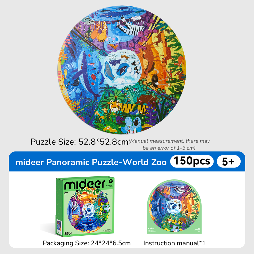 Panoramic Puzzle - Animals around the World 150PCS