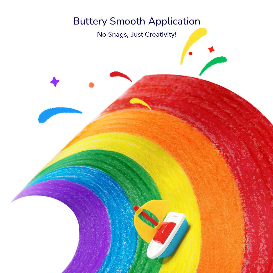 refillable silky crayons - Refills Pack 12 Colors