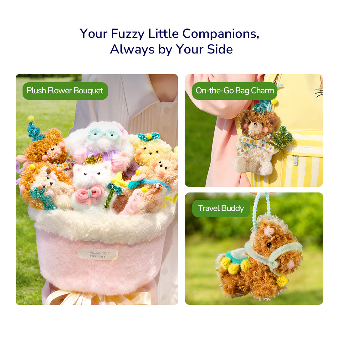 Chenille Stem Craft Kit-Animal Party