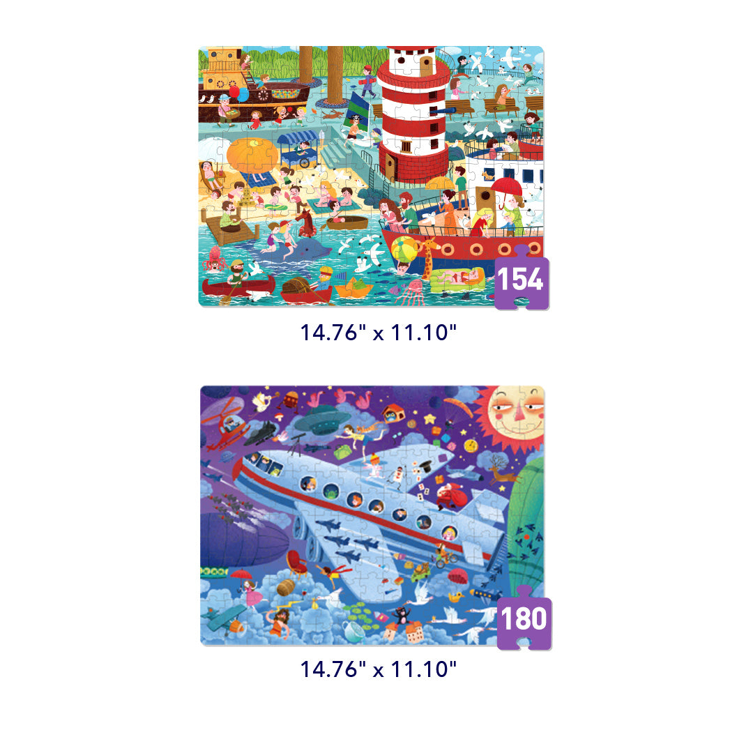 Sali di livello! Puzzle - Livello 6: Una lunga vacanza 154P-180P