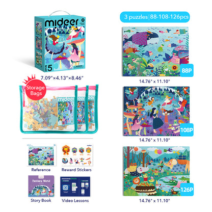 Sali di livello! Puzzle - Livello 5: Magic World 99P-140P