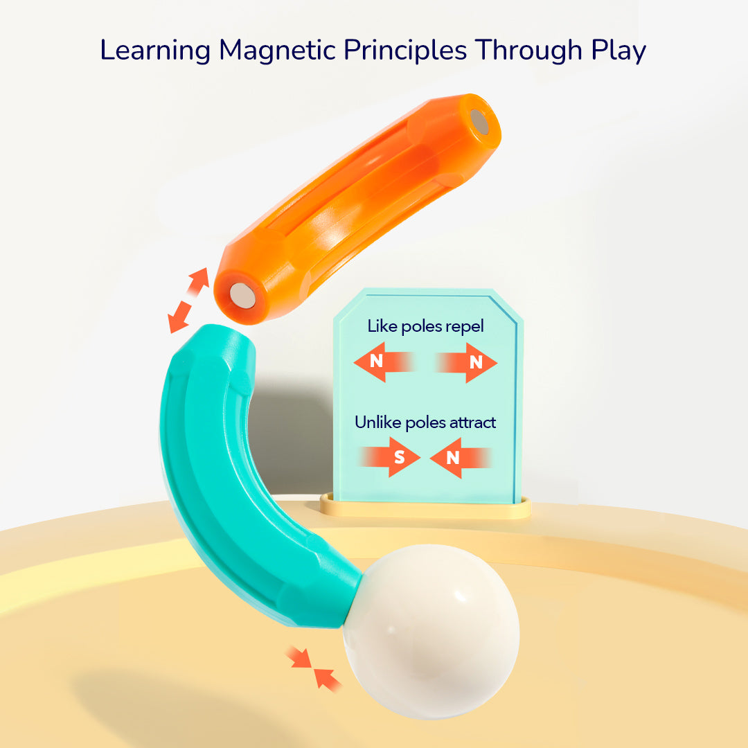 Rainbow Magnetic Building Stick 100P