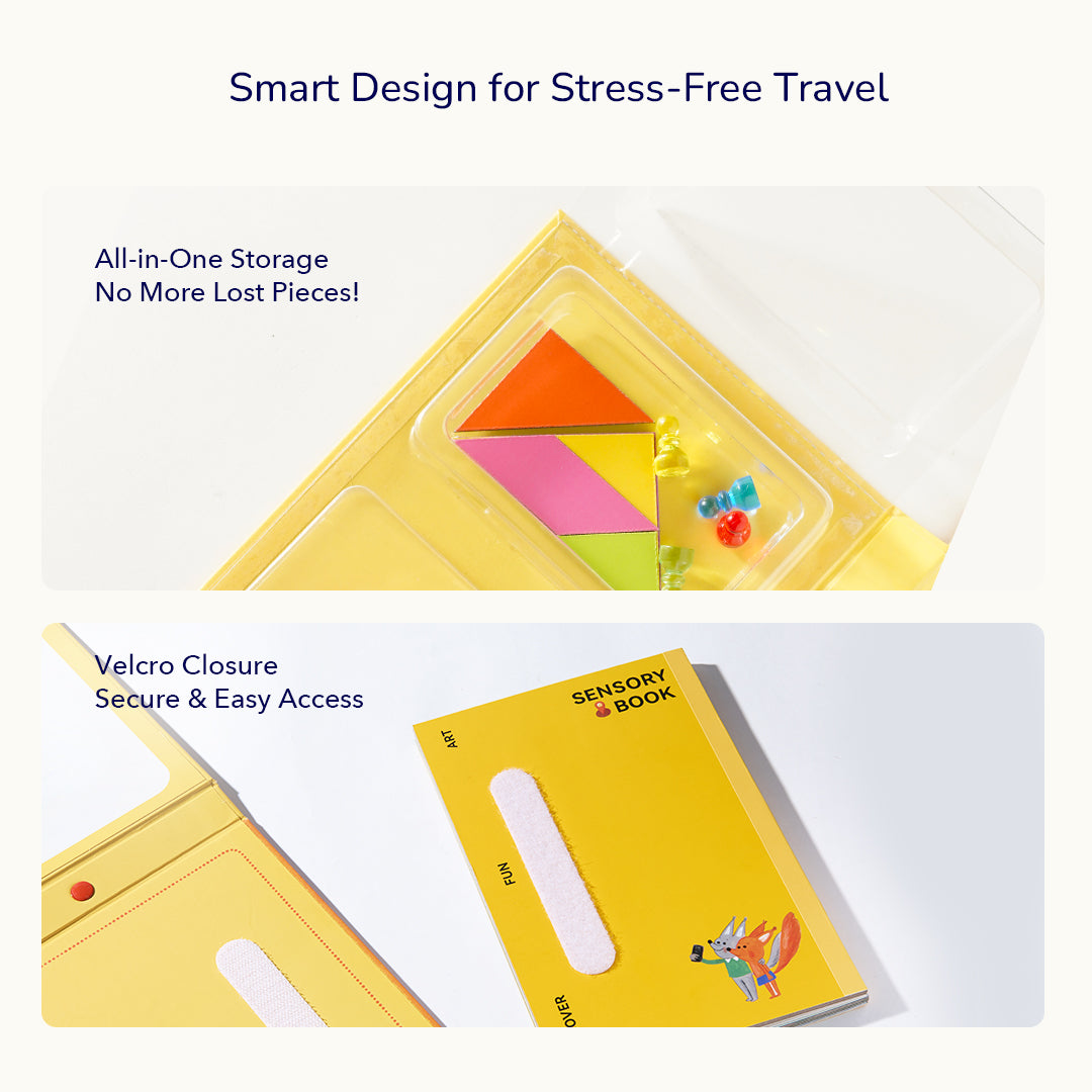 7-in-1 Sensory Book