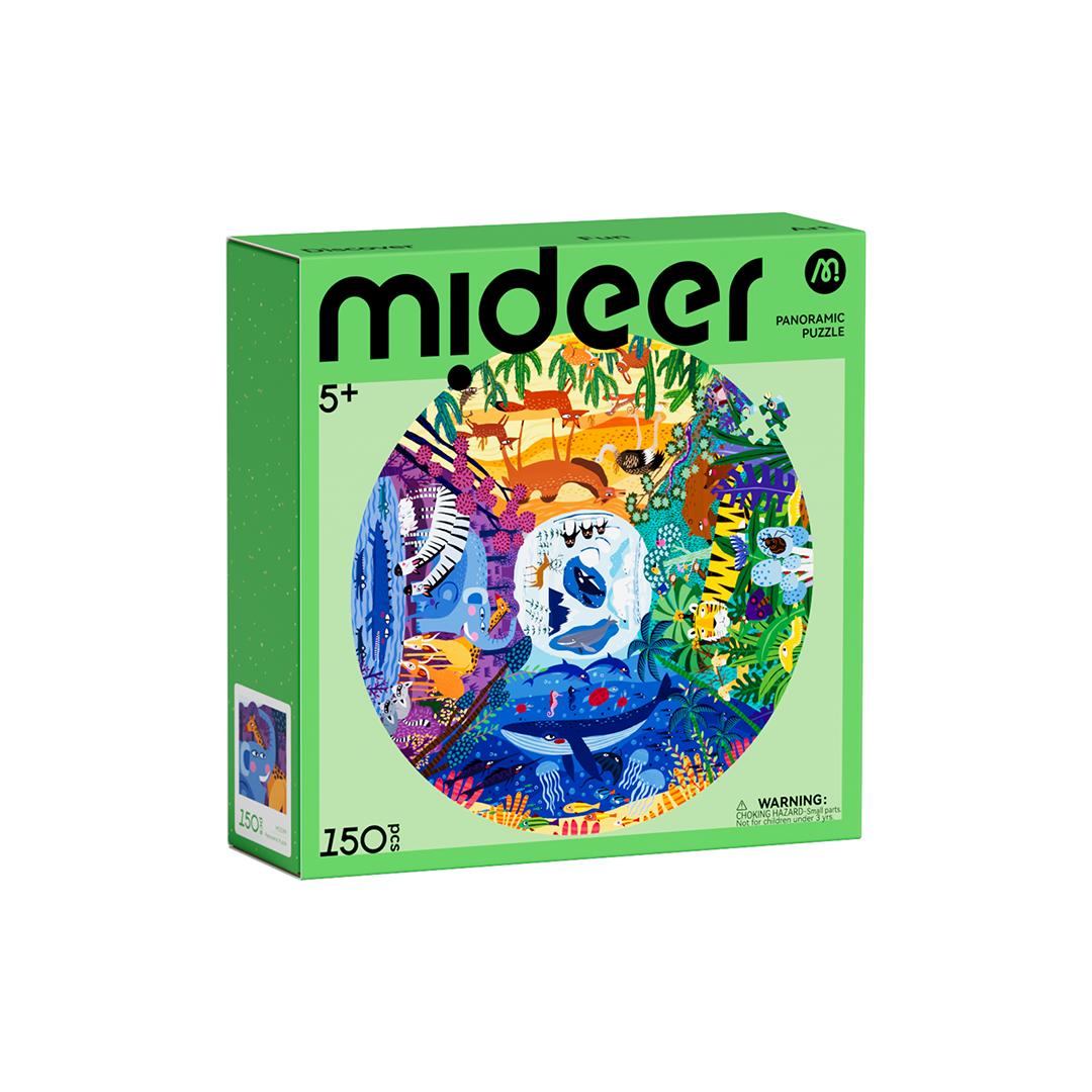 Panoramic Puzzle - Animals around the World 150PCS