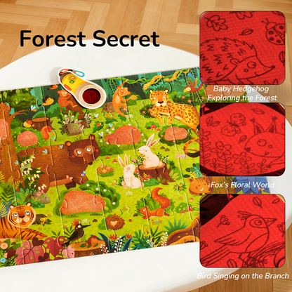 Mystery Reveal Puzzle - Forest Mysteries 35PCS