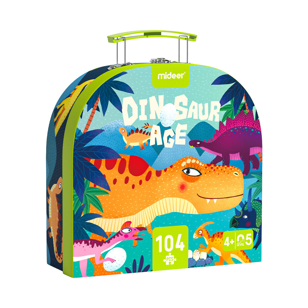 Portable Puzzle Box: Dinosaur Age 104P